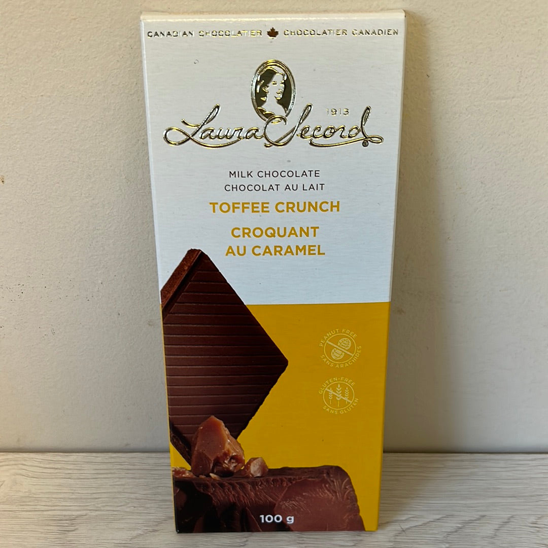 Milk Chocolate Bar Toffee Crunch 100 g NORTHERN BOOKWORMS