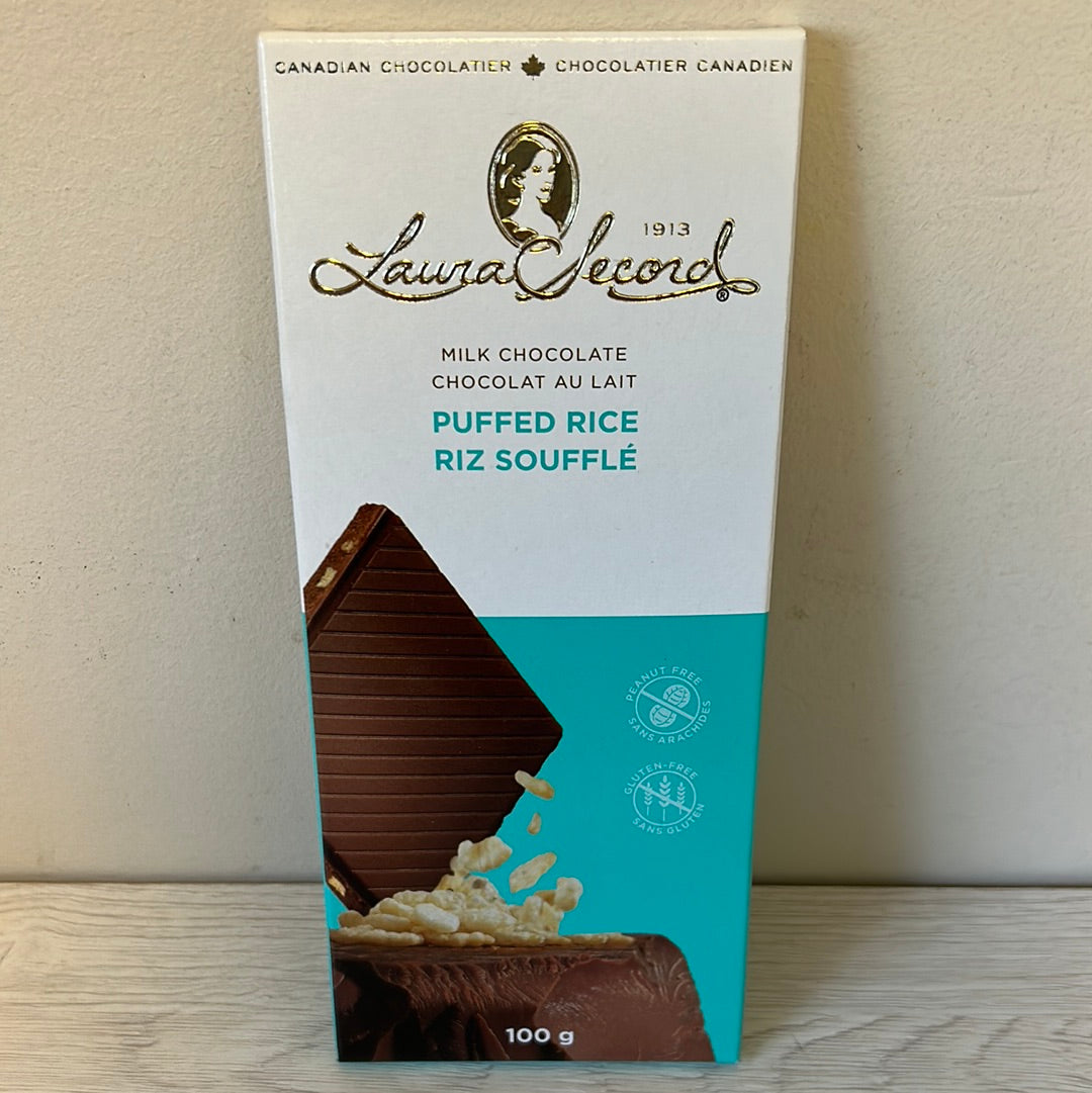 Laura Secord Milk Chocolate Bar Puffed Rice 100 g NORTHERN BOOKWORMS