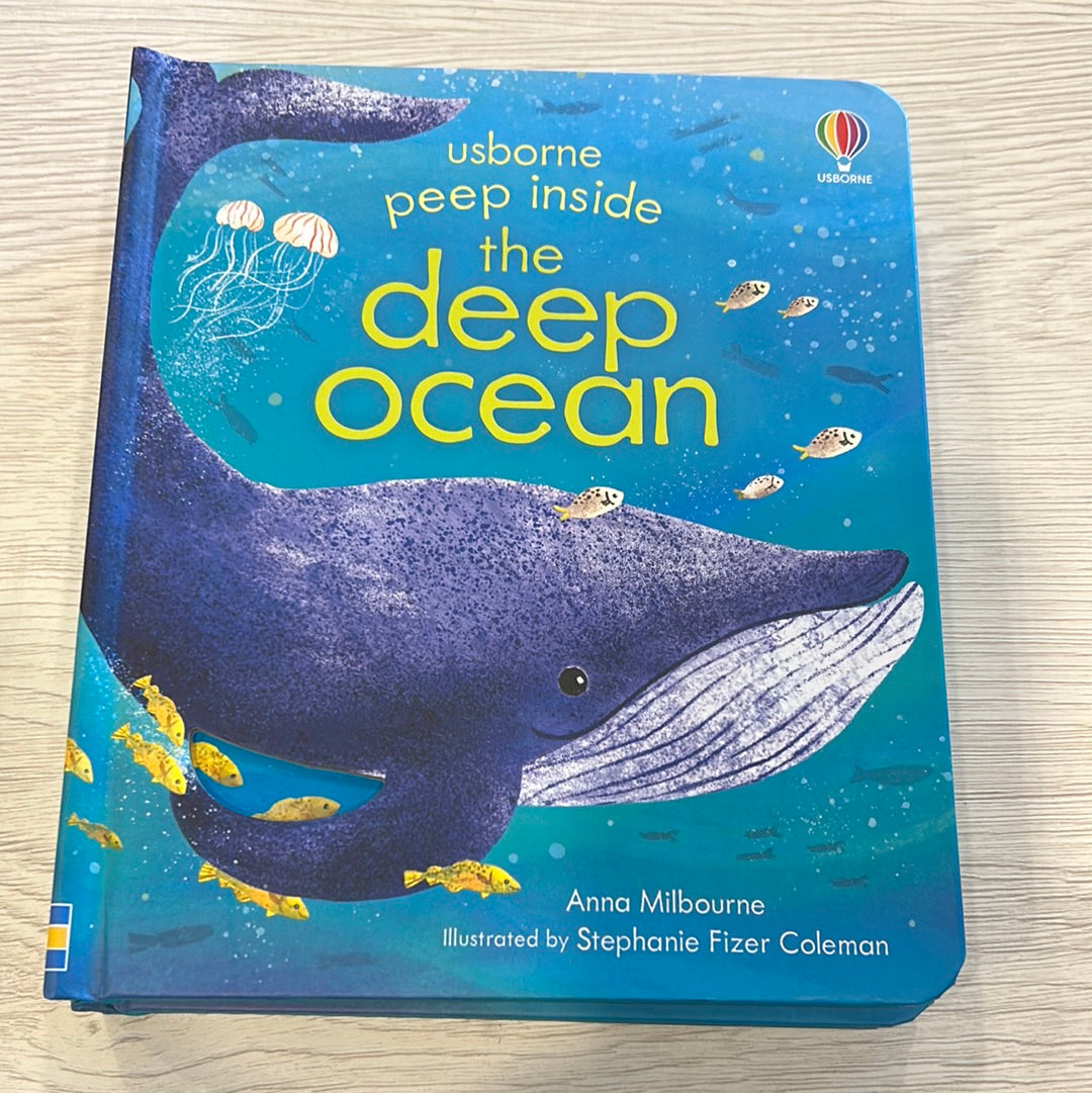 Usborne Peep Inside The Deep Ocean by Anna Milbourne – NORTHERN BOOKWORMS